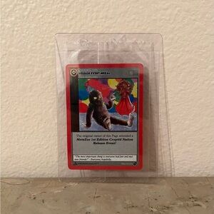 Metazoo Cryptid Nation Release Event Medal Promo Card